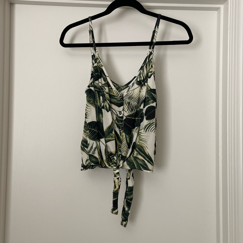 H&M Tropical Crop Top